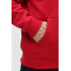 Толстовка мужская STAN с капюшоном на молнии футер с начёсом 280, 17 Красный